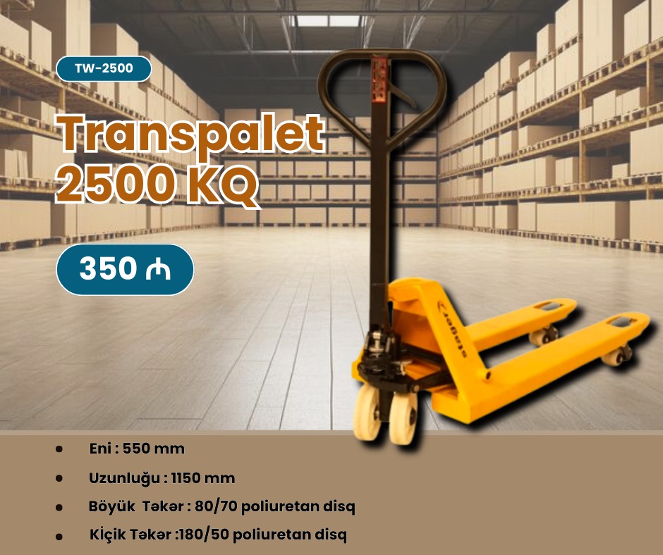 Transpalet Bar 2500kq