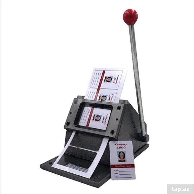 PVC, kağız, vizitkart kəsən dəzgah