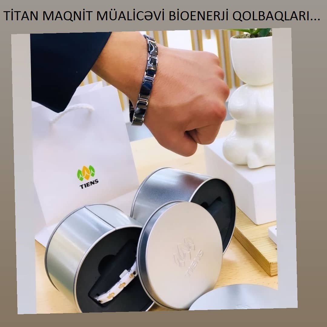 Titan Maqnit Müalicəvi Qolbaq-Təziq,Qan Dövran,Ağrı,Yuxu,Göz,Zob,Ürək-Damar,İmun,BioEnerji